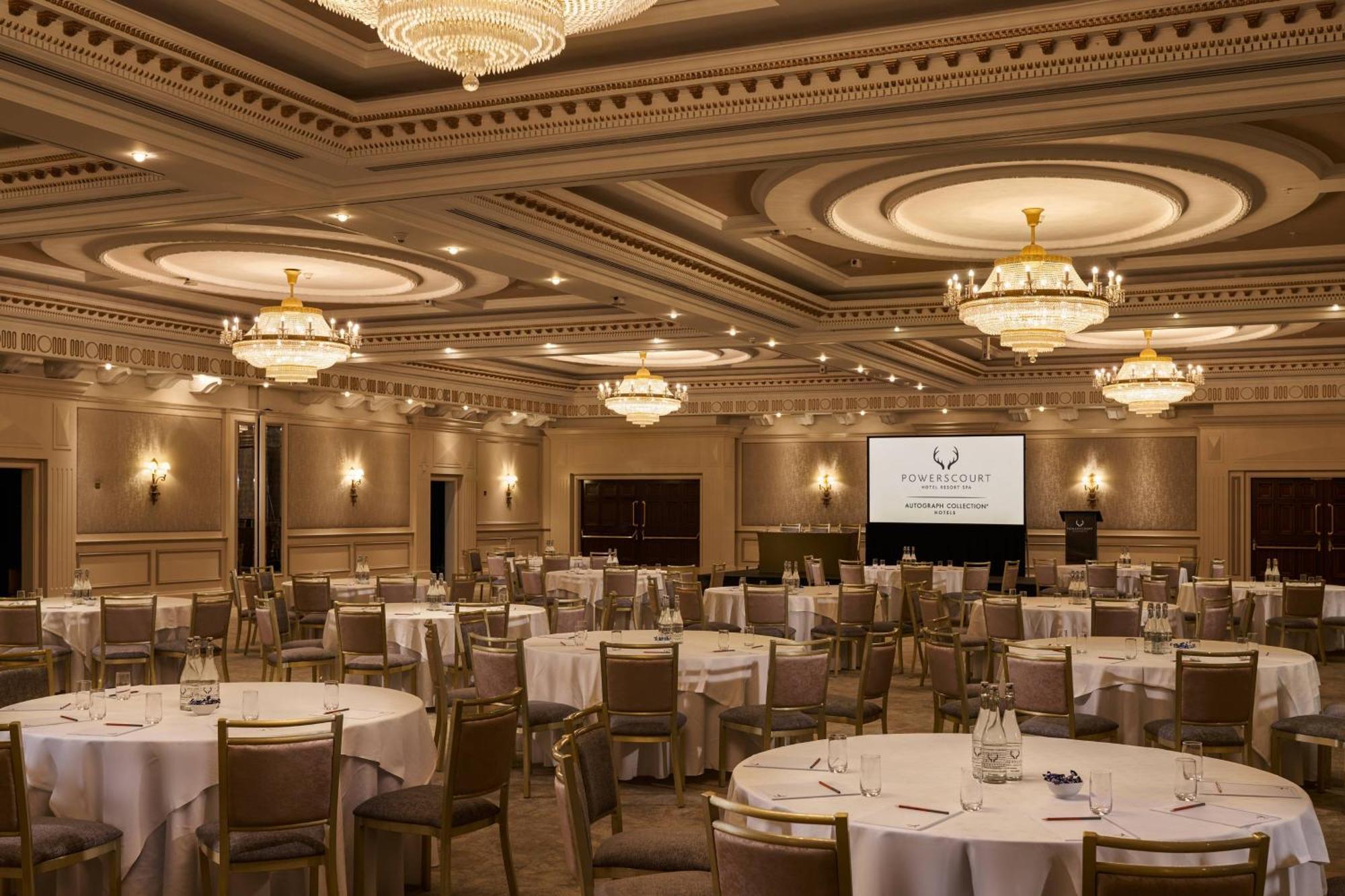 Powerscourt Hotel, Autograph Collection Enniskerry Kültér fotó The ballroom at the Four Seasons Hotel